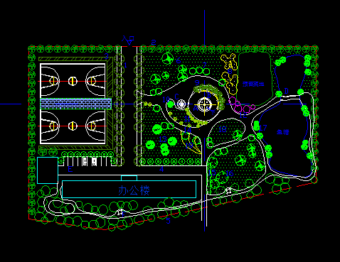 某公園景觀規(guī)劃設(shè)計(jì)圖紙免費(fèi)下載