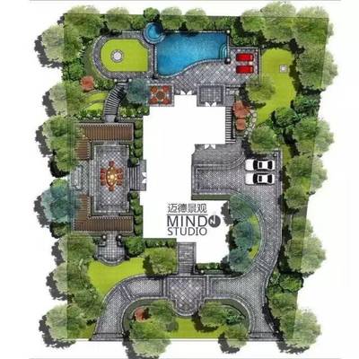 最全的園林庭院景觀設(shè)計(內(nèi)附100張平面效果圖)