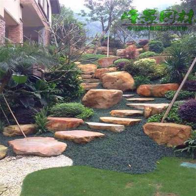 峰景園林供應(yīng)內(nèi)蒙古園林假山石 黃蠟石 園林石刻字 鵝卵石鋪地 園林設(shè)計