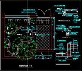 現(xiàn)代風(fēng)格園林景觀小庭院設(shè)計(jì)方案CAD解析